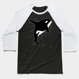 Orca Killer Whale Sea Panda Baseball T-Shirt